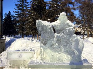 Irkuck - tradycyjne lodowe rzeźby
